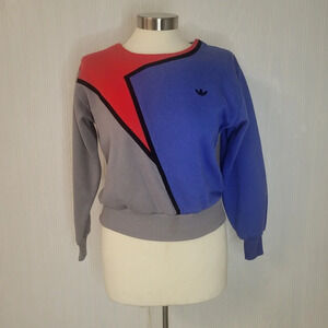 Vintage Adidas Color Block Sweatshirt